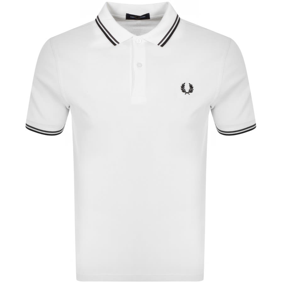 Alternative Image for ProductFred Perry Twin Tipped Polo T Shirt White1